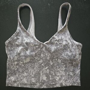 Lululemon Athletica Gray Patterned Align Tank